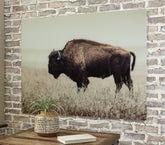 Warmstead Furniture - Ashley Furniture - Brutus Wall Decor - Wall Art / Sepia - A8000289